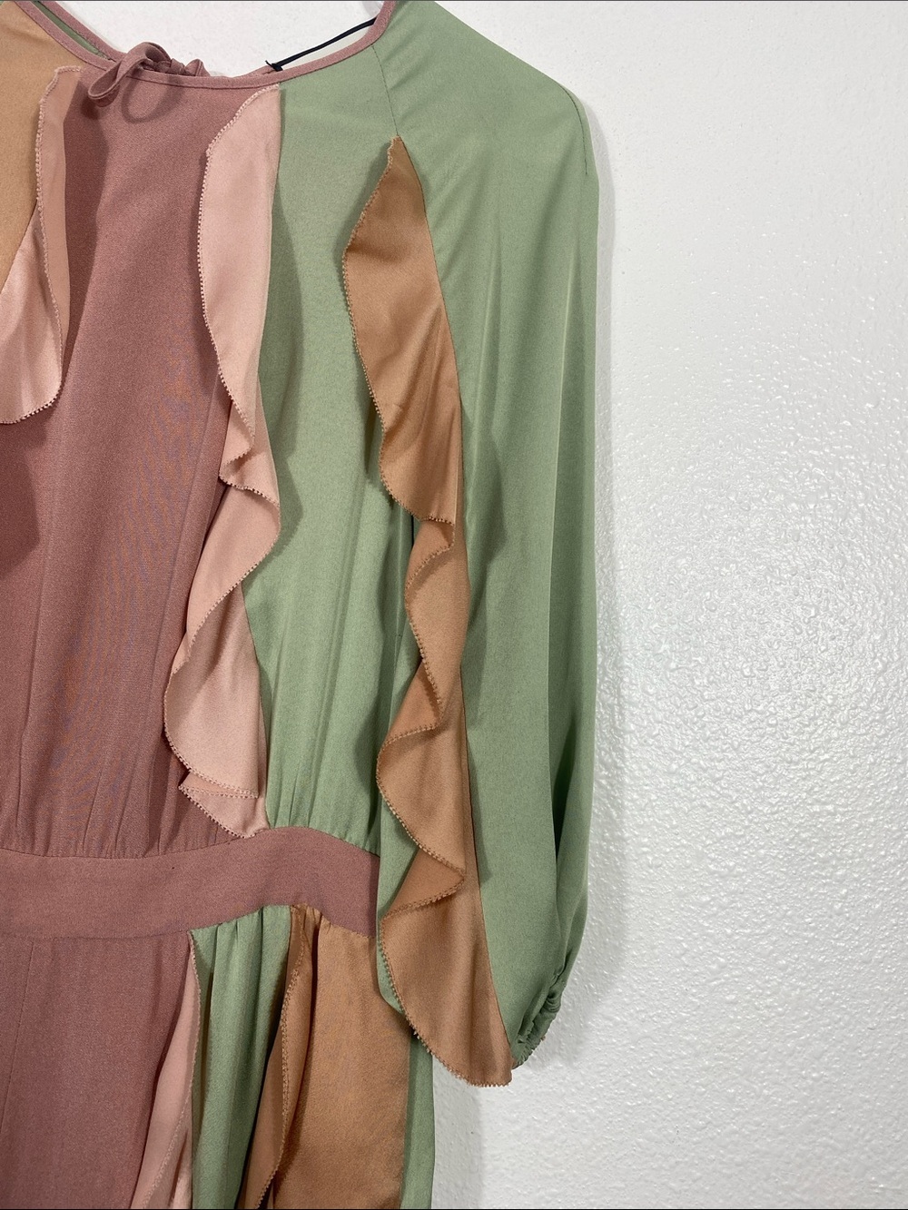 Alexi Winona Ruffled Colorblock Romper - Size S Excellent Condition - Picture 4 of 16